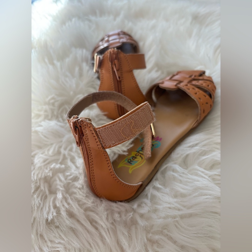 Rachel Shoes Tan Kids Sandals - Picture 2 of 9